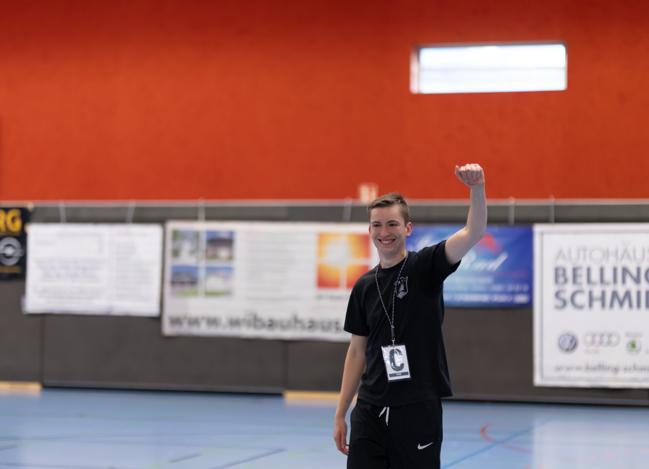 Niklas Stecher beim Jubeln Fiete